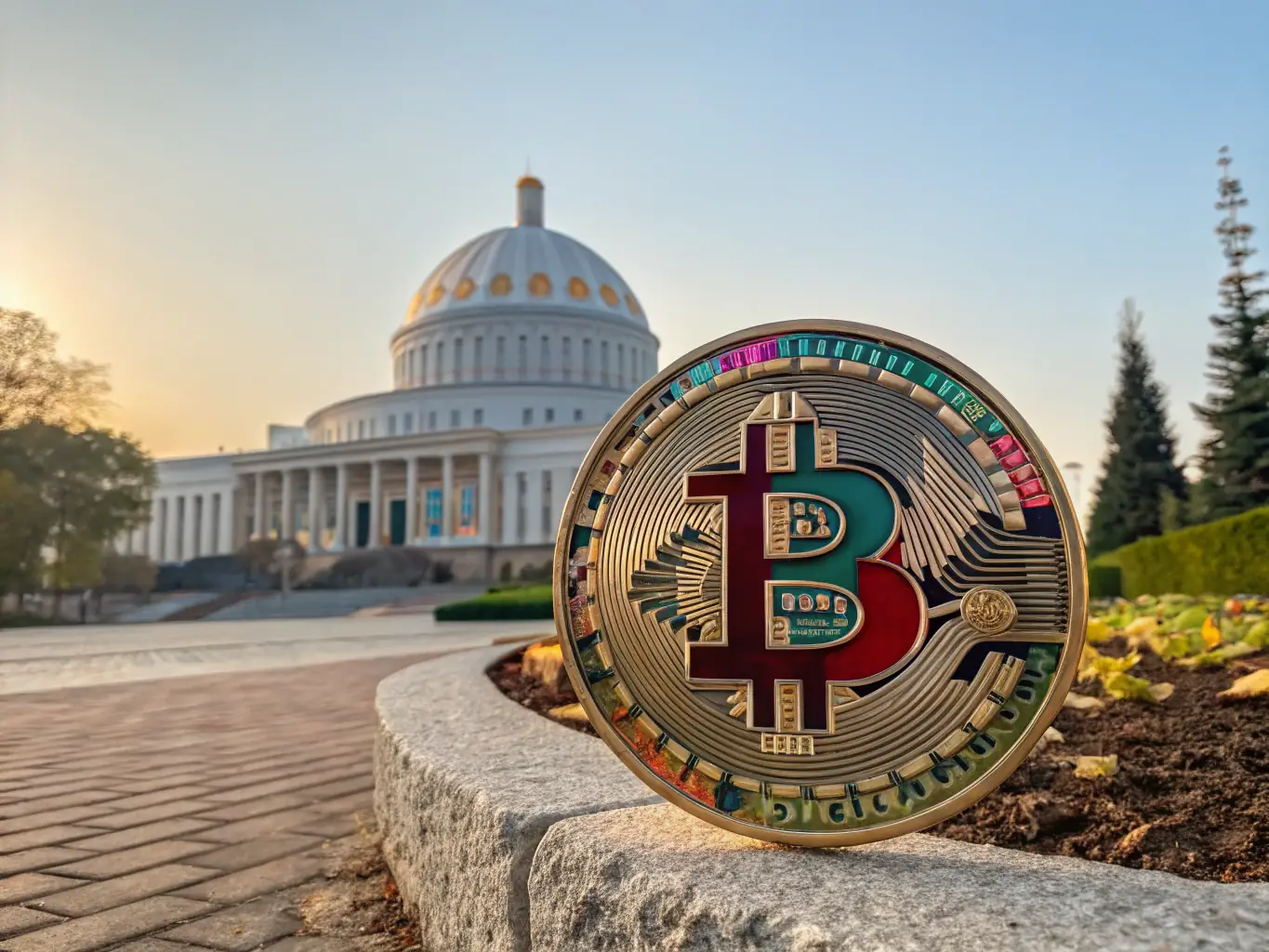 A digital artwork showcasing a Premium AI NFT with glowing effects, surrounded by exclusive icons and symbols, representing the unique benefits and access it provides.