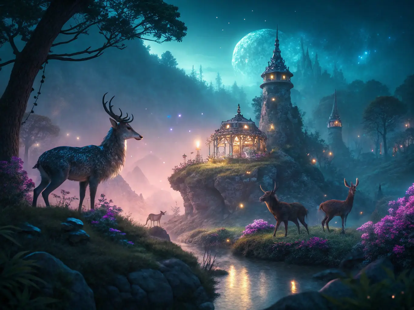 A digital artwork featuring a Premium AI NFT transforming into a beautiful digital art piece, highlighting the artistic value and unique design of the NFT.